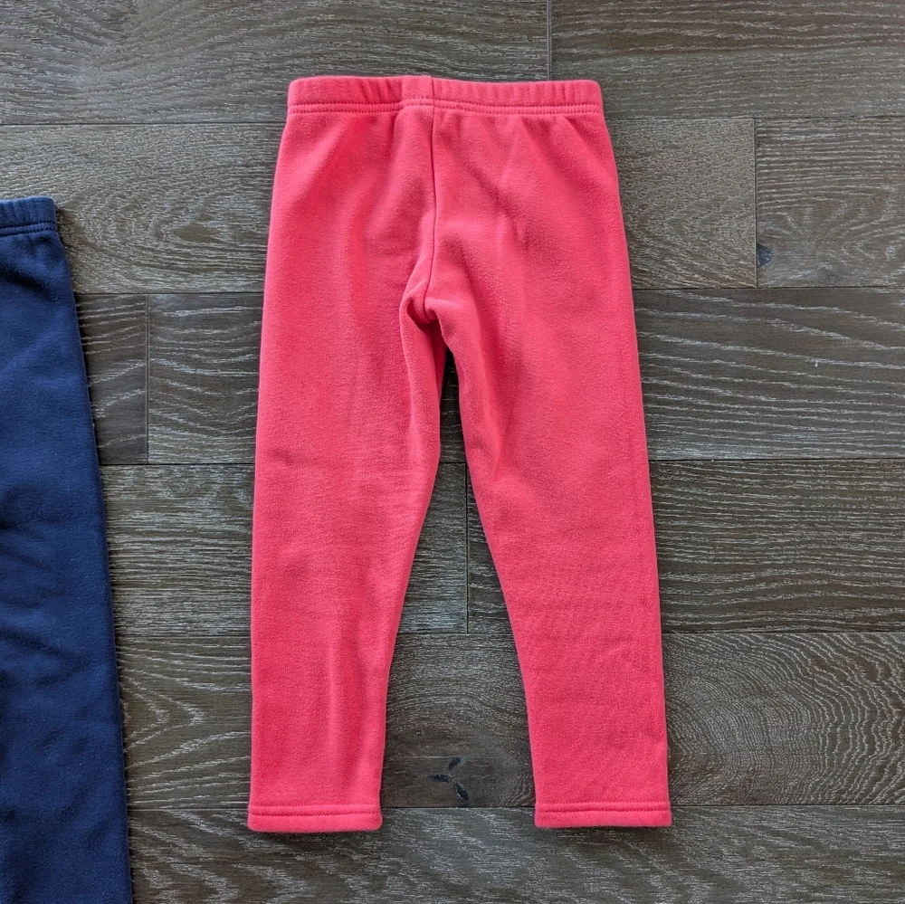 Carter's Fleece Leggings Lot Of 3 Size 5